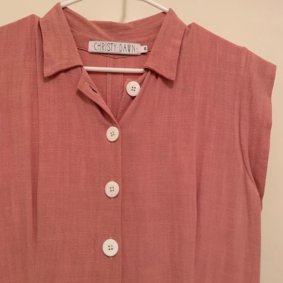 Christy Dawn Phoebe Jumper in Antique Rose - Picture 4 of 5